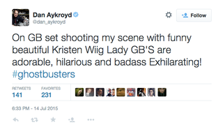 Illustration for article titled Dan Aykroyd Says He'll Be in the New Ghostbusters Movie
